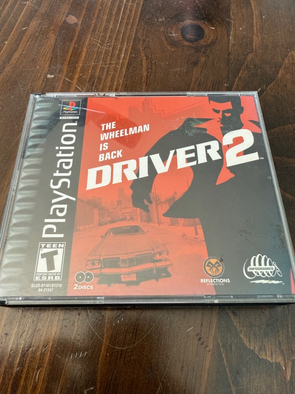 Sony PlayStation Driver 2 - Red & Black Cover Art